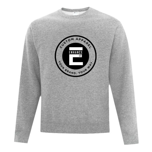 Screen Printed Full Front  - ATC Everyday Fleece Crewneck Sweatshirt Thumbnail